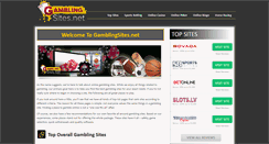 Desktop Screenshot of gamblingsites.net